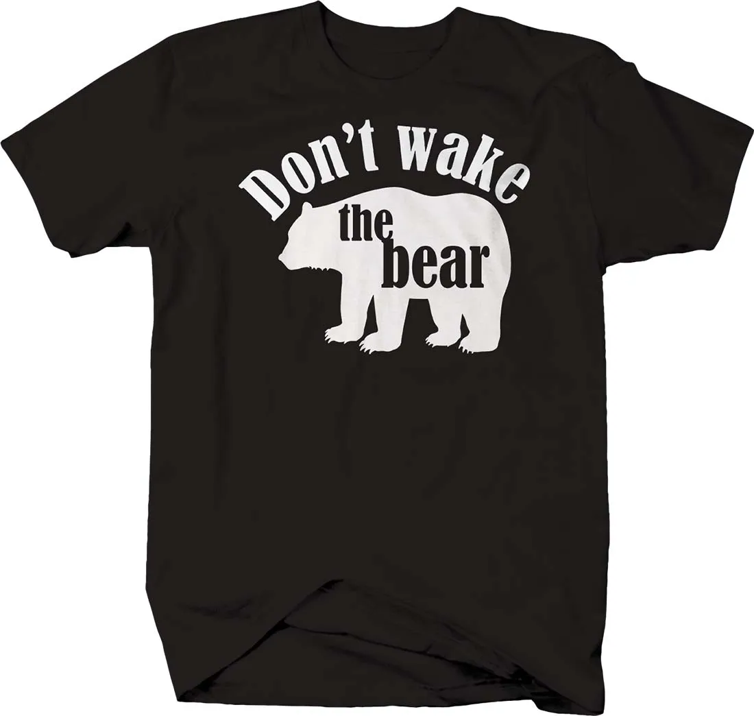 Don't Wake The Bear Funny Outdoors Adventure T-Shirt 100% Cotton O-Neck Summer Short Sleeve Casual Mens T-shirt Size S-3XL
Don't Wake The Bear Funny Outdoors Adventure T-Shirt 100% Cotton O-Neck Summer Short Sleeve Casual Mens T-shirt Size S-3XL