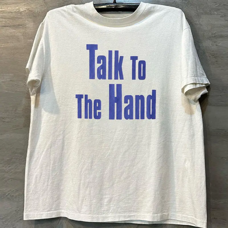 \ European and American High Street Super Fire Versatile Vintage Retro Letter Cotton Printing Short-sleeved Men's and Women's
\ European and American High Street Super Fire Versatile Vintage Retro Letter Cotton Printing Short-sleeved Men's and Women's