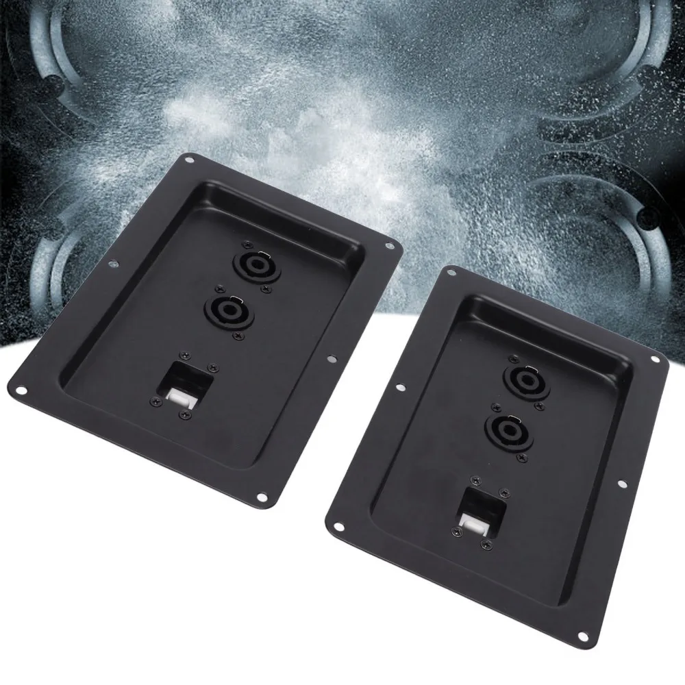 2PCS Iron Speaker Wiring Back Panel Back Panel Design Audio Junction Box for 715 725 Stage Speakers
2PCS Iron Speaker Wiring Back Panel Back Panel Design Audio Junction Box for 715 725 Stage Speakers