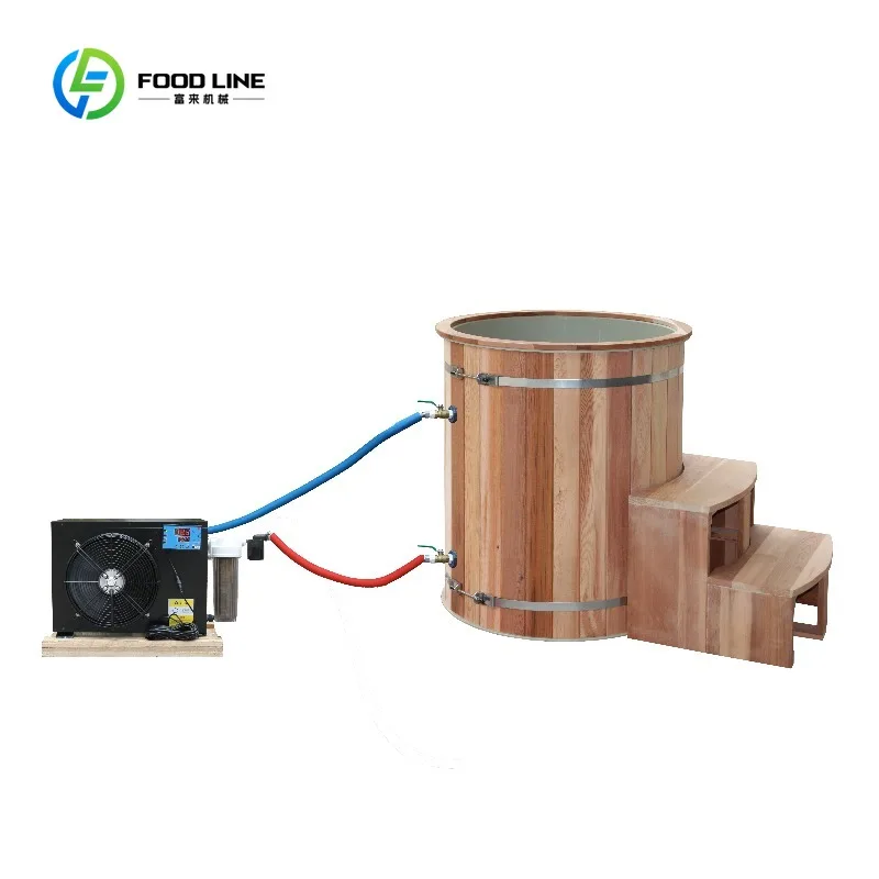 Customized 1-2 Person Wooden Ice Bath Ice Pool Tub for Fitness Recovery Cold Plunge With Water Chiller/Ice Bath Chiller Machine
Customized 1-2 Person Wooden Ice Bath Ice Pool Tub for Fitness Recovery Cold Plunge With Water Chiller/Ice Bath Chiller Machine