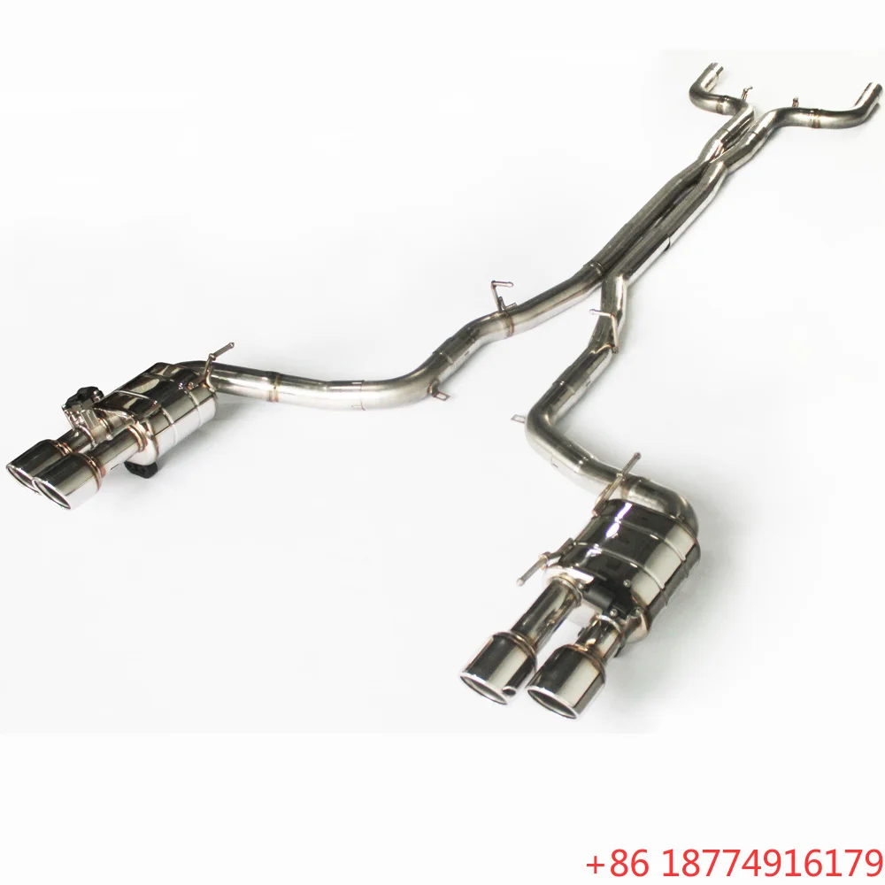 MM High Performance Catback Exhaust Pipes for 3.0t 2014-- Stainless Steel Valvetronic Muffler
MM High Performance Catback Exhaust Pipes for 3.0t 2014-- Stainless Steel Valvetronic Muffler