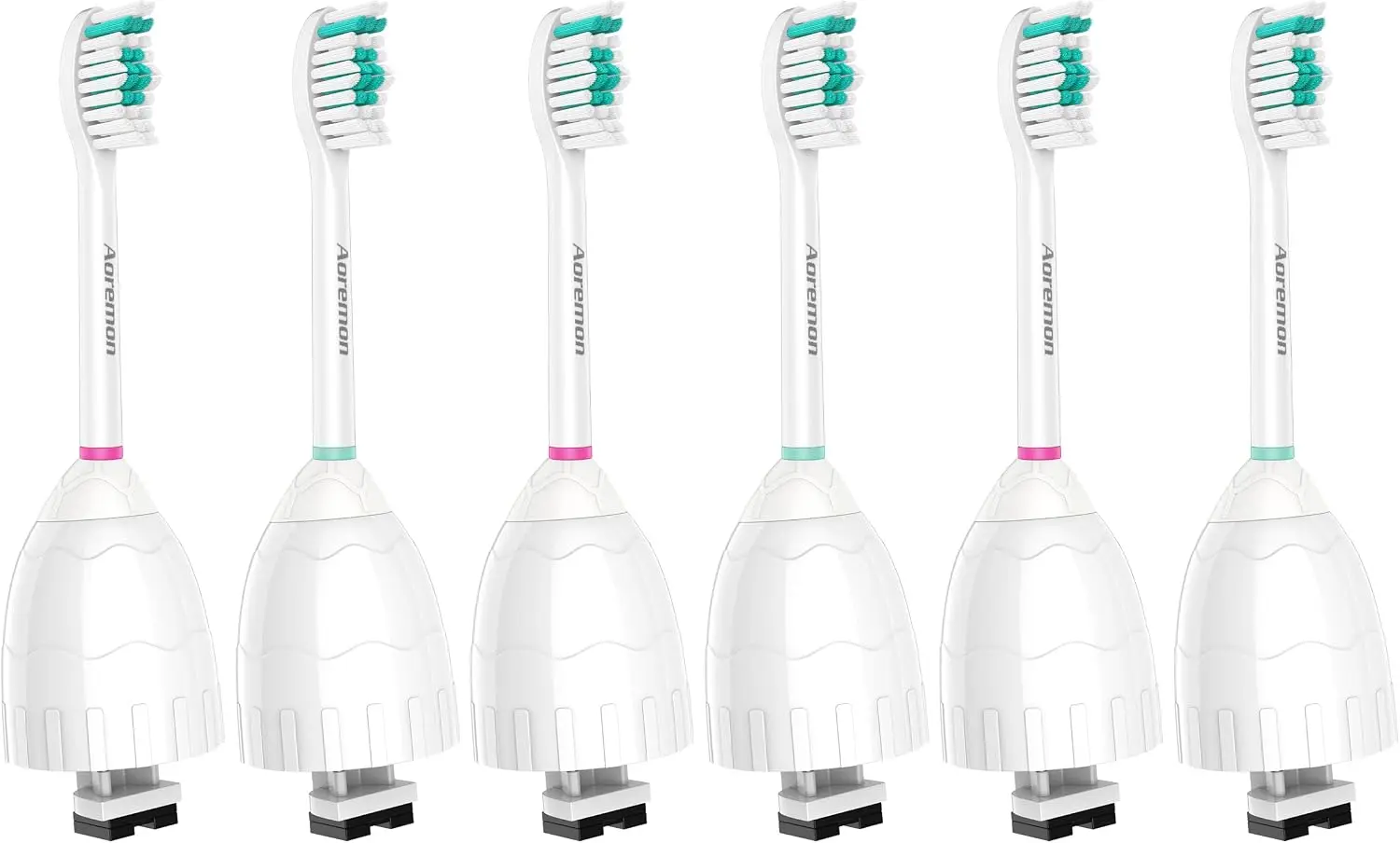 6 Pack Replacement Toothbrush Heads for Philips Sonicare E-Series, with Caps
6 Pack Replacement Toothbrush Heads for Philips Sonicare E-Series, with Caps