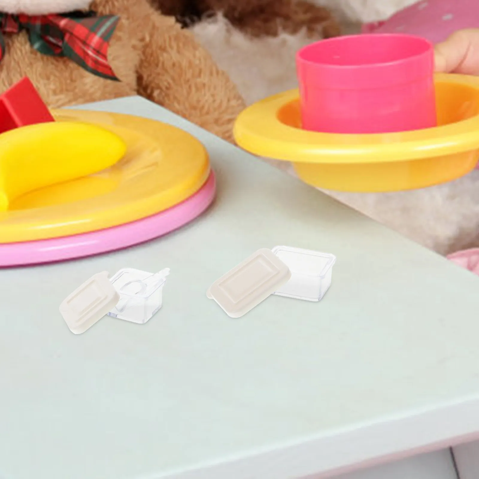 1Set Realistic Simulation Lunch Box Mini Transparent Bento Case Mini Food Box for Dollhouse Decoration Miniature Lunch Case
1Set Realistic Simulation Lunch Box Mini Transparent Bento Case Mini Food Box for Dollhouse Decoration Miniature Lunch Case