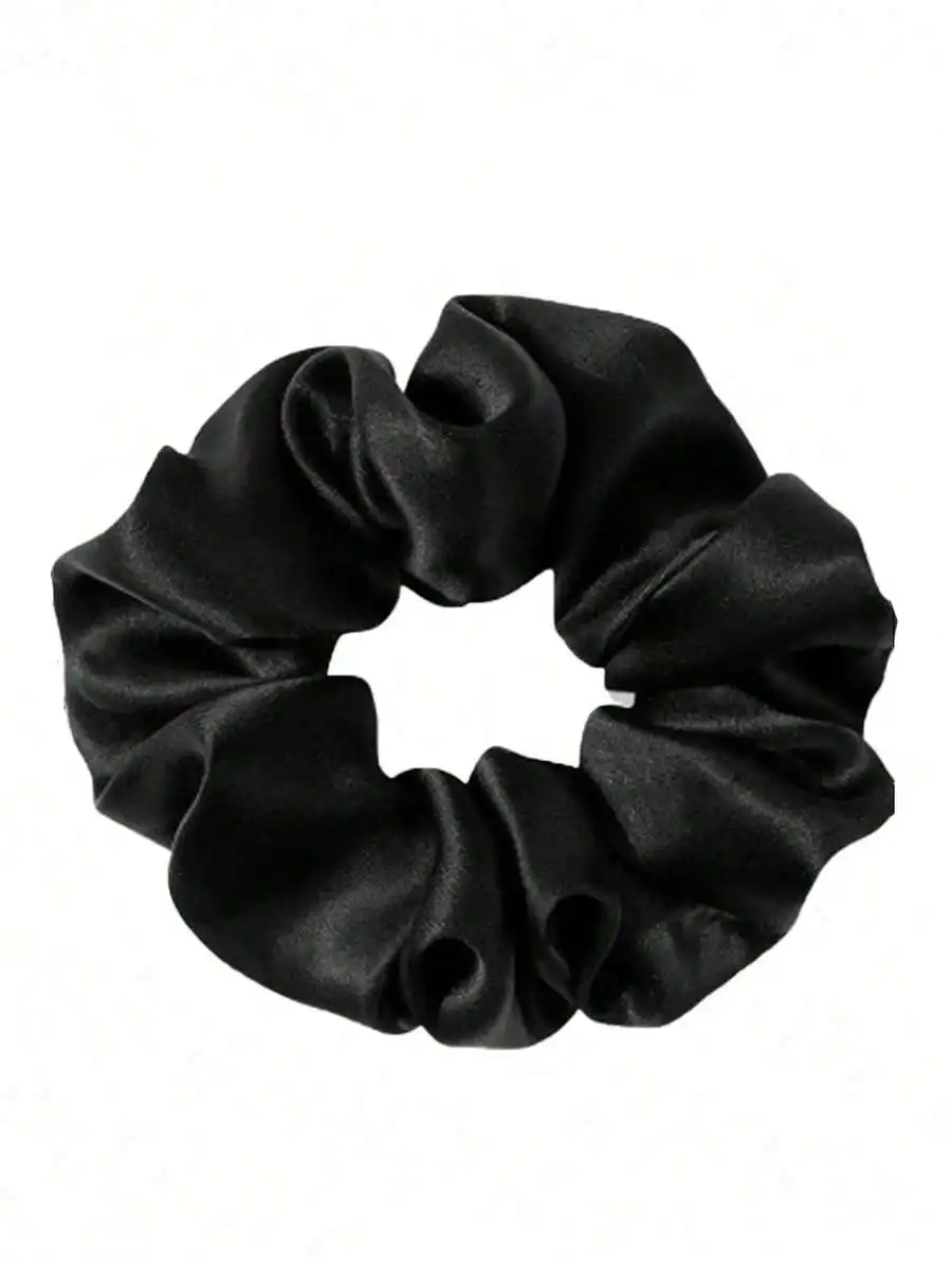 12pcs Women's Black Satin Hair Scrunchies Soft Elastic Hair Ties Non-Damaging For Ponytail Casual Wear
12pcs Women's Black Satin Hair Scrunchies Soft Elastic Hair Ties Non-Damaging For Ponytail Casual Wear