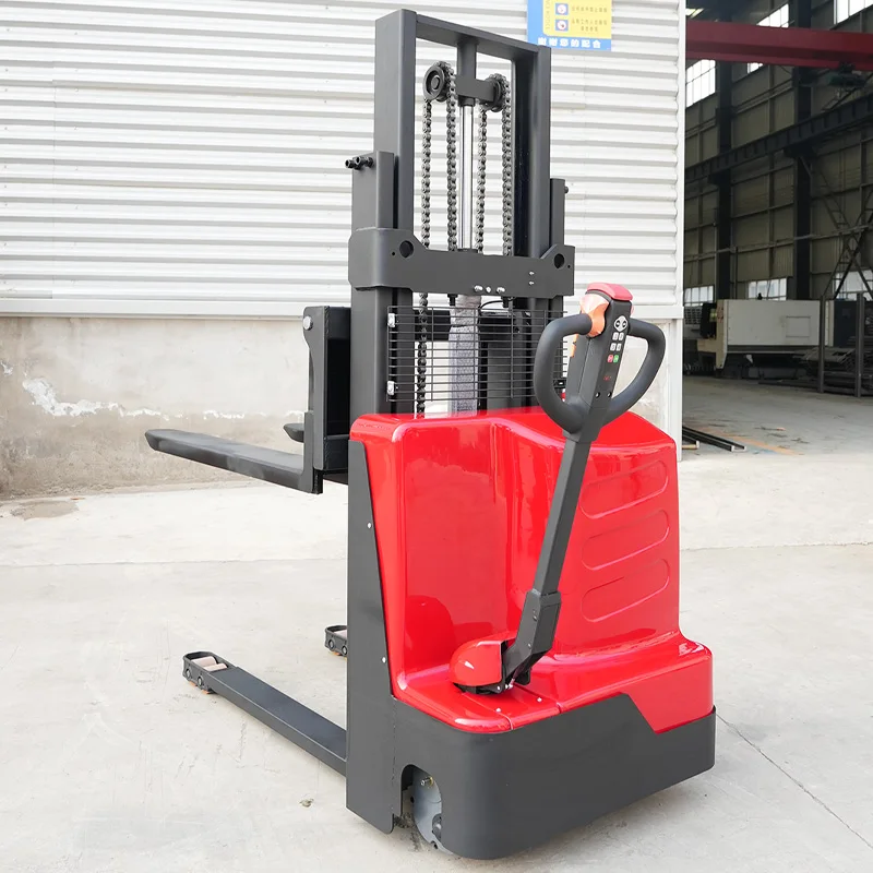 Hot-selling material handling equipment: Electric pallet stacker crane, 1.5 tons, 3.5m/5m lifting capacity.
Hot-selling material handling equipment: Electric pallet stacker crane, 1.5 tons, 3.5m/5m lifting capacity.