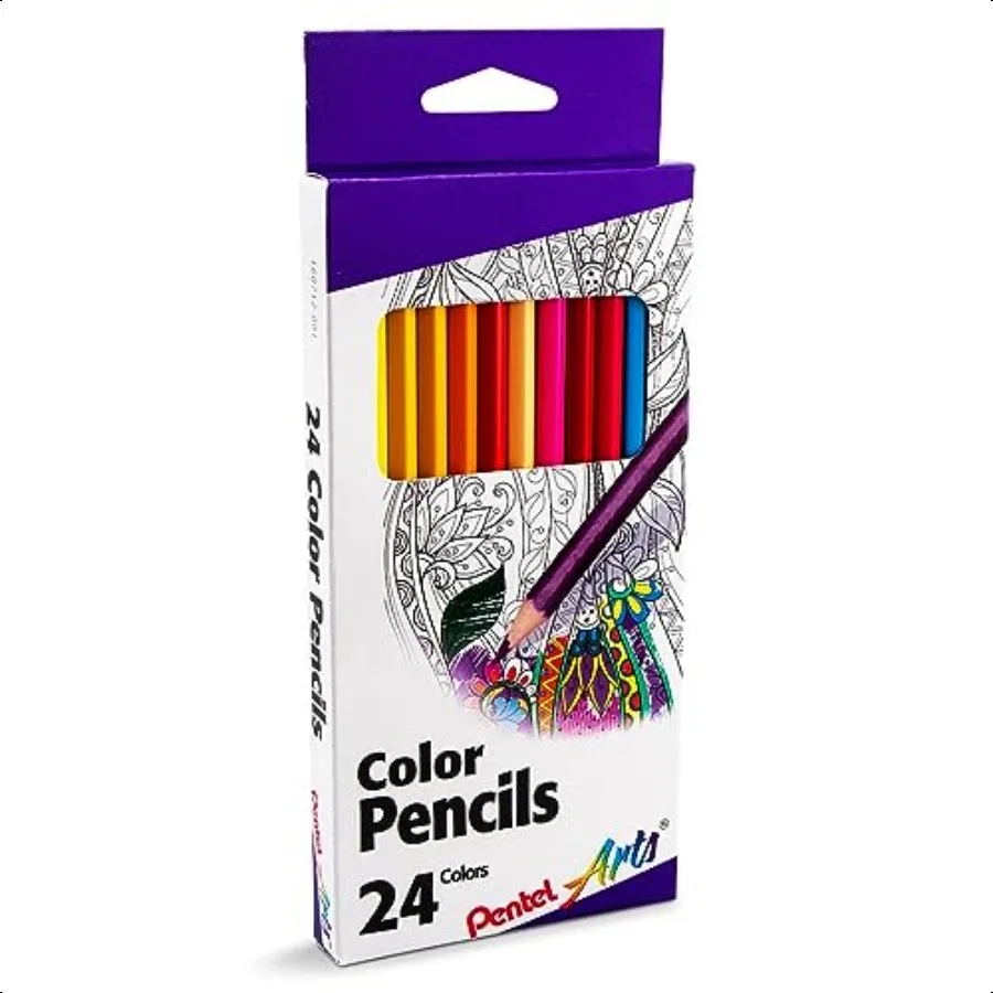 Arts Color Pencils Assorted Colors 24 Pack CB824
Arts Color Pencils Assorted Colors 24 Pack CB824