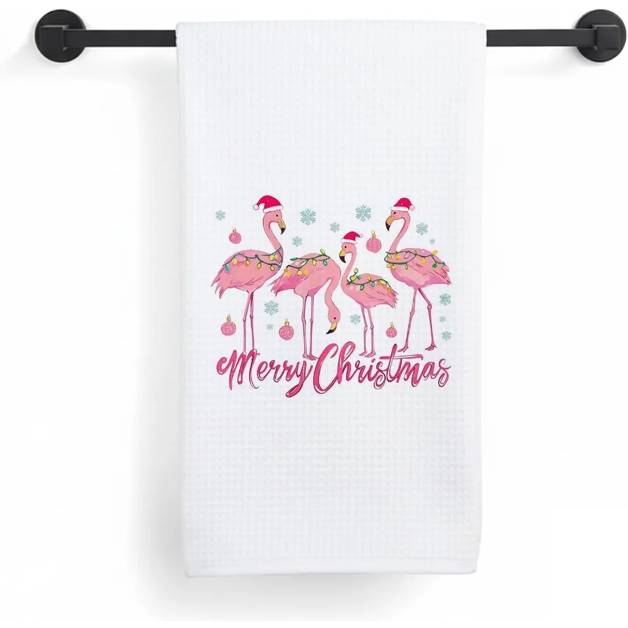 Hot Pink Flamingo Merry Christmas Kitchen Towels Winter Christmas Tropical Bird Dish Tea Towels Flamingo Gts for Women Decorati
Hot Pink Flamingo Merry Christmas Kitchen Towels Winter Christmas Tropical Bird Dish Tea Towels Flamingo Gts for Women Decorati