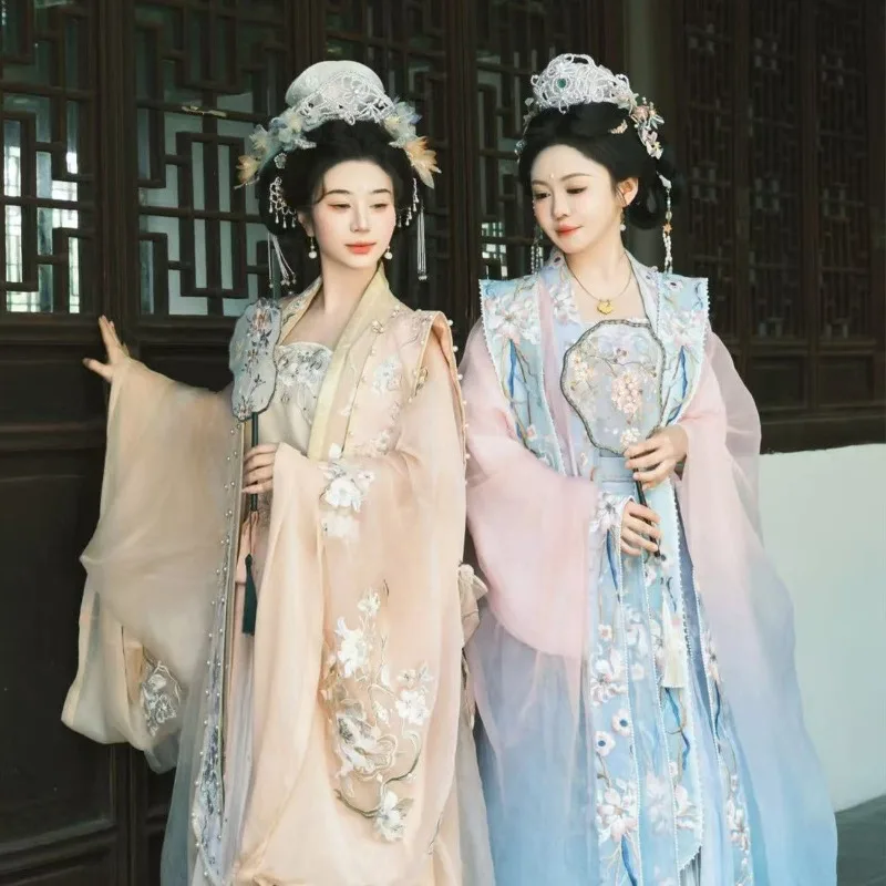 Hanfu women's adult large-sleeved shirt Chinese style ancient clothing waist-length skirt is beautiful Hanfu daily
Hanfu women's adult large-sleeved shirt Chinese style ancient clothing waist-length skirt is beautiful Hanfu daily