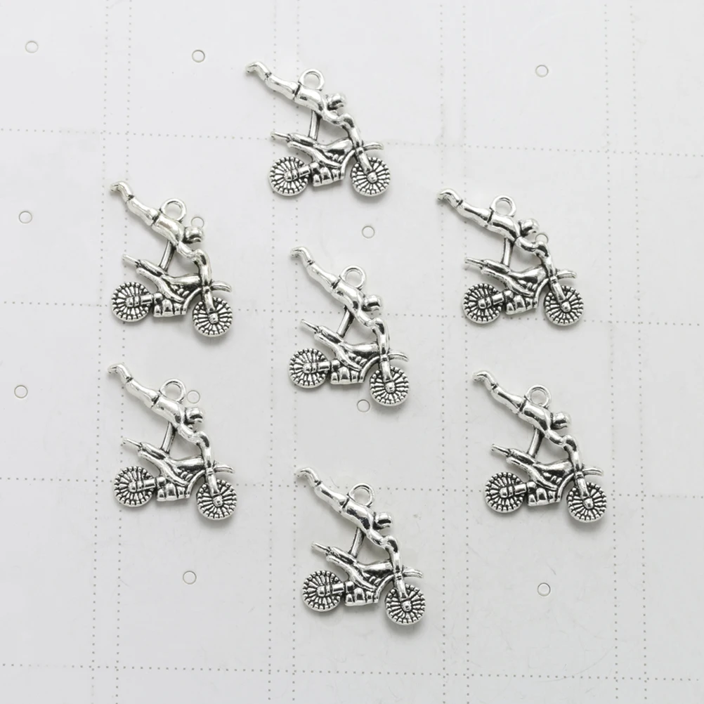 20pcs Motorcycle Pendant Alloy Charm Diy Jewelry Making Bracelet Earrings Necklace Decorative Silver Sweater Chain
20pcs Motorcycle Pendant Alloy Charm Diy Jewelry Making Bracelet Earrings Necklace Decorative Silver Sweater Chain