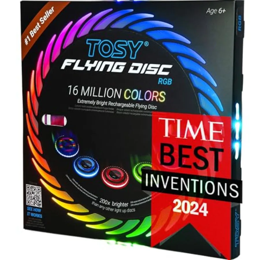Flying Disc - 108 RGB Multicolor or 36 Monocolor LEDs Super Bright Smart Modes Easter Basket Stuffers Gift Camping Toy for Kid/
Flying Disc - 108 RGB Multicolor or 36 Monocolor LEDs Super Bright Smart Modes Easter Basket Stuffers Gift Camping Toy for Kid/