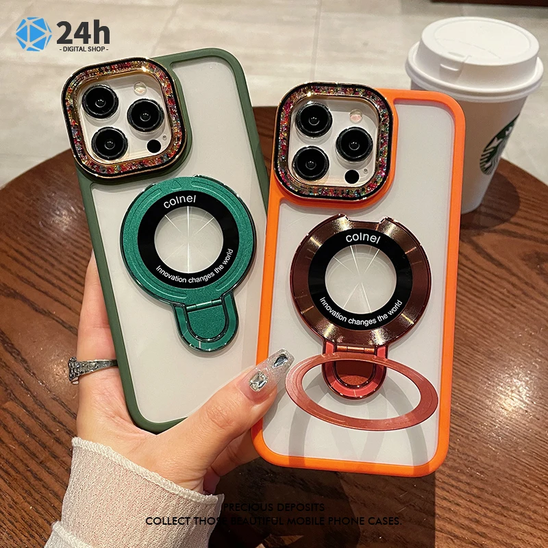 Magnetic Stand Phone Case For 11 12 13 14 15 Pro Max 14 15 Plus For Magsafe Wireless Charge Quicksand lens frame TPU Phone Cover
Magnetic Stand Phone Case For 11 12 13 14 15 Pro Max 14 15 Plus For Magsafe Wireless Charge Quicksand lens frame TPU Phone Cover