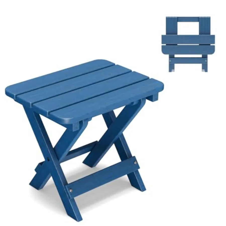 Folding Outdoor Side TableSmall HDPE Patio Table All-Weather Compact Portable End Table for Patio Porch Pool Blue 11.8" D x 15.
Folding Outdoor Side TableSmall HDPE Patio Table All-Weather Compact Portable End Table for Patio Porch Pool Blue 11.8" D x 15.