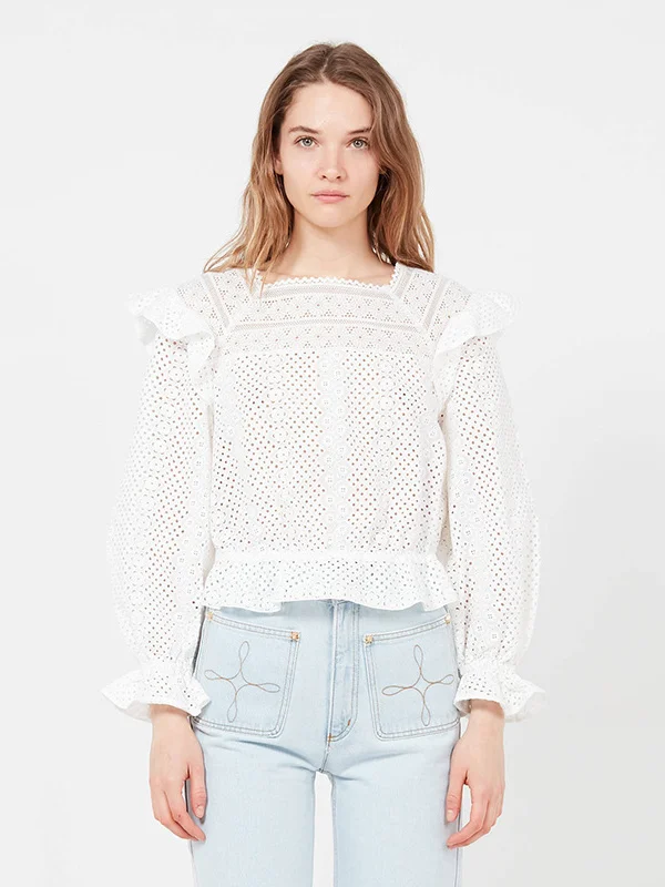 Elegant Lace Trimmed Madelinetextured Embroidered Top for Women Spring Summer New Style Loose Fit Long Sleeve Breathable Skin...
Elegant Lace Trimmed Madelinetextured Embroidered Top for Women Spring Summer New Style Loose Fit Long Sleeve Breathable Skin...