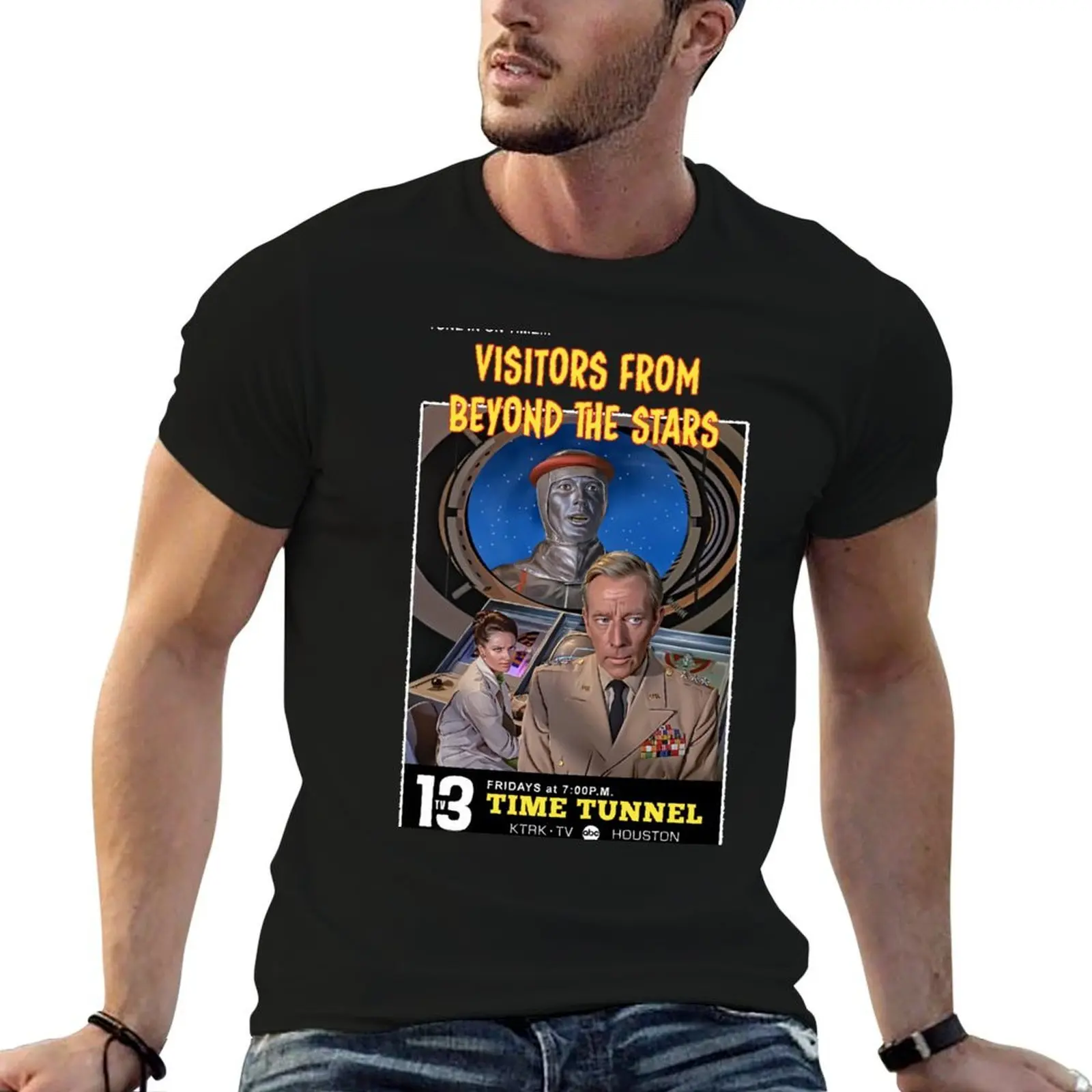 The Time Tunnel - Visitors From Beyond the Stars T-Shirt cotton tshirt 100% funny t shirts cotton t shirt personalised T-Shirt
The Time Tunnel - Visitors From Beyond the Stars T-Shirt cotton tshirt 100% funny t shirts cotton t shirt personalised T-Shirt