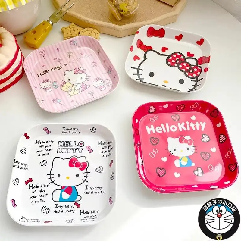 Kawaii Anime Sanrio Home Exquisite Hello Kitty Plate Cartoon Cute Children Girl Heart Eating Ceramic Bone Plate Toys for Gifts
Kawaii Anime Sanrio Home Exquisite Hello Kitty Plate Cartoon Cute Children Girl Heart Eating Ceramic Bone Plate Toys for Gifts