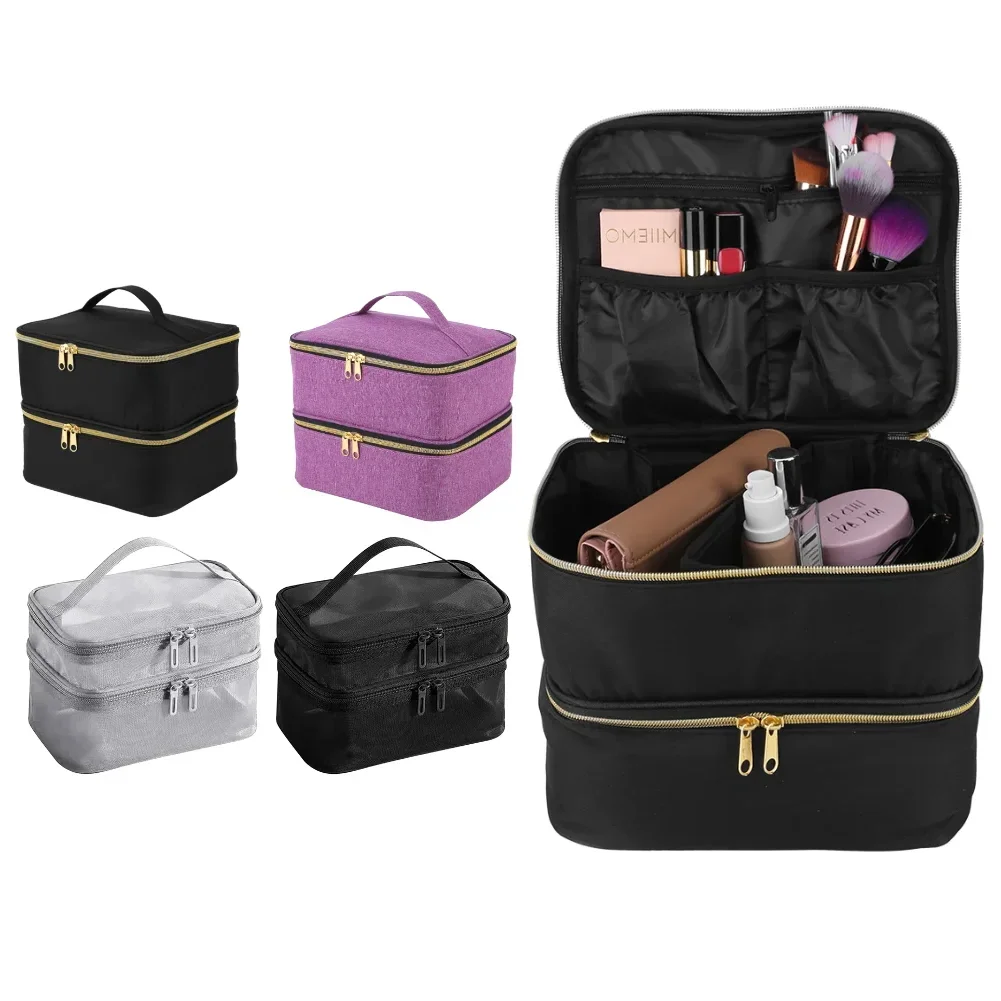 30 Grids Nail Polish Storage Bag Double Layer Design Manicure Sets Bag with Handle for Nail Varnish Essential Oil for Travel
30 Grids Nail Polish Storage Bag Double Layer Design Manicure Sets Bag with Handle for Nail Varnish Essential Oil for Travel