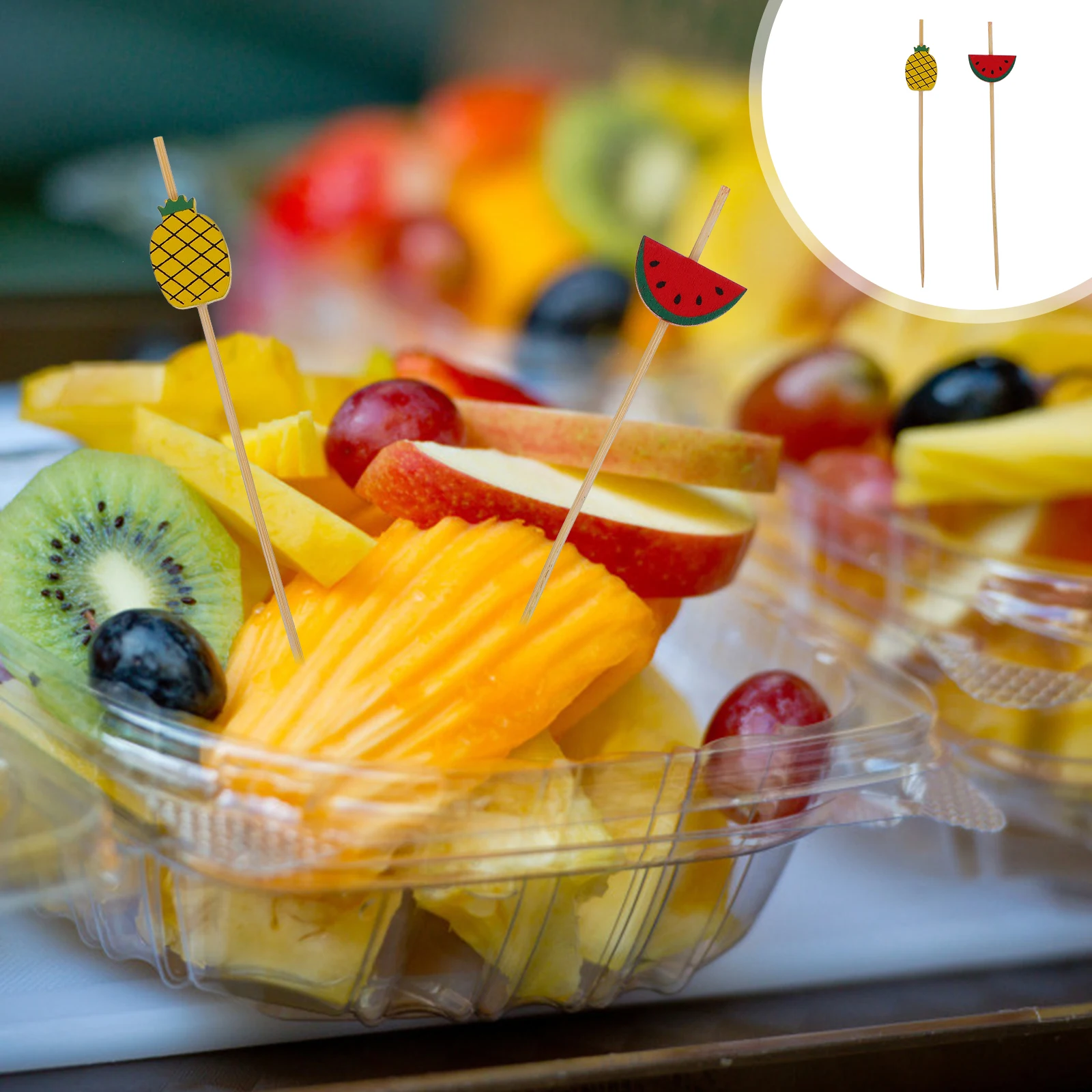 100pcs Picks Wooden Cake Toppers Party Cake Picks Decoration Cocktail Toothpicks for Desserts Fruits Banquets
100pcs Picks Wooden Cake Toppers Party Cake Picks Decoration Cocktail Toothpicks for Desserts Fruits Banquets