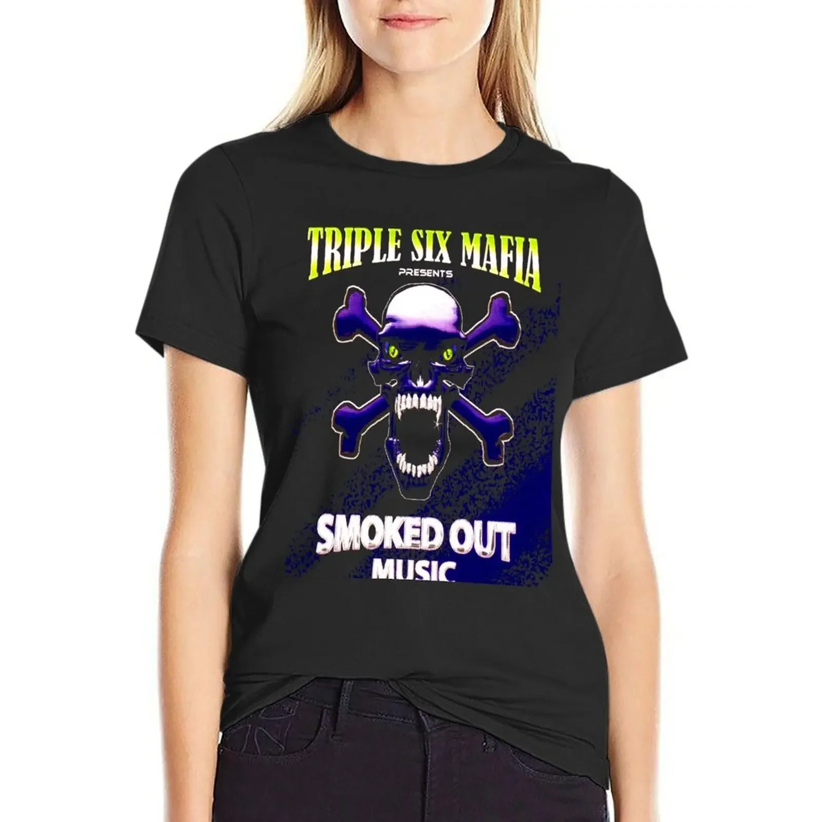 Triple Six Mafia T-Shirt animal print shirt for girls funny customizeds Women's clothing
Triple Six Mafia T-Shirt animal print shirt for girls funny customizeds Women's clothing