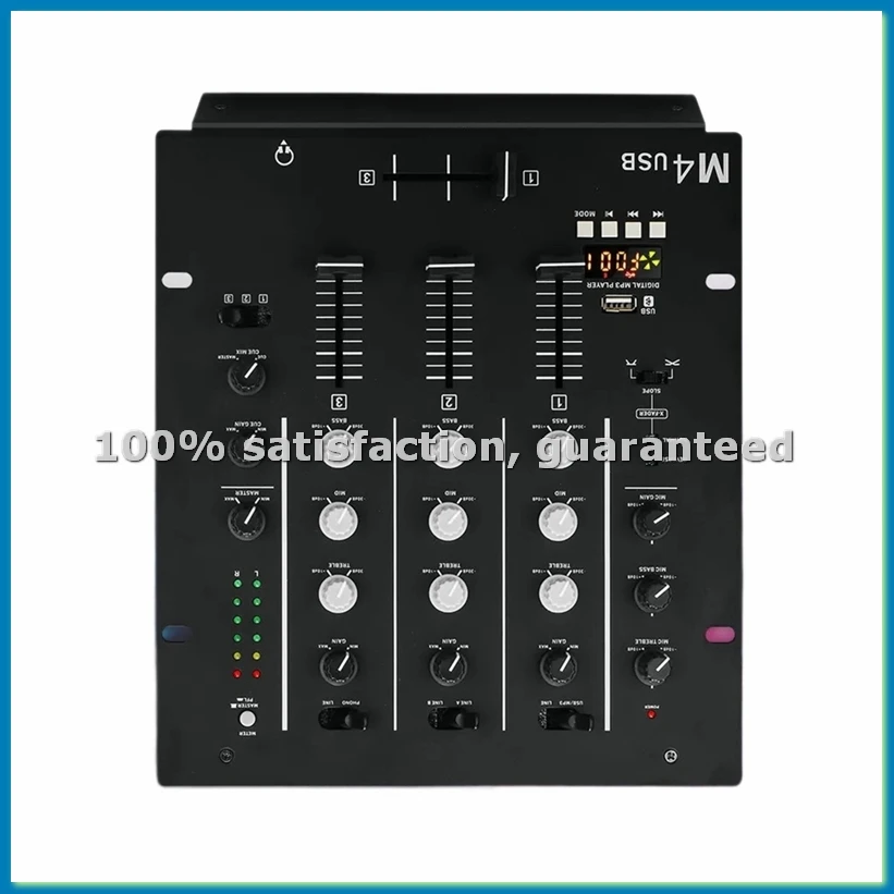 3-Channel USB DJ Mixer with Built-in Audio Interface 3-Band EQ Microphone Input and Replaceable Crossfader US Plug-A86Z
3-Channel USB DJ Mixer with Built-in Audio Interface 3-Band EQ Microphone Input and Replaceable Crossfader US Plug-A86Z