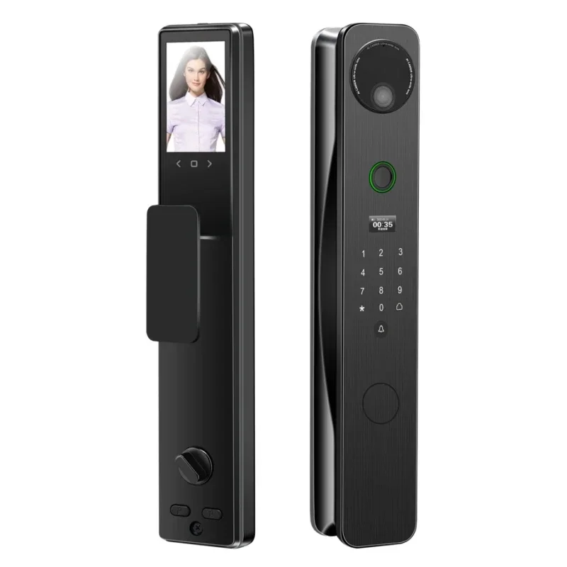 005NeweKey Tuya приложение цифровой с пультом дистанционного управления для смартфона 3D лицо Wi-Fi распознавание удобная безопасность умный дверной замок
005NeweKey Tuya приложение цифровой с пультом дистанционного управления для смартфона 3D лицо Wi-Fi распознавание удобная безопасность умный дверной замок