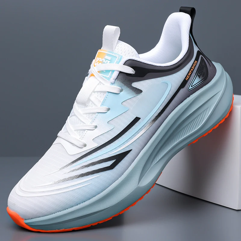 Hot Sale Men Mesh Running Shoes Trendy Breathable Lightweight Shockproof Sports Casual Sneakers
Hot Sale Men Mesh Running Shoes Trendy Breathable Lightweight Shockproof Sports Casual Sneakers