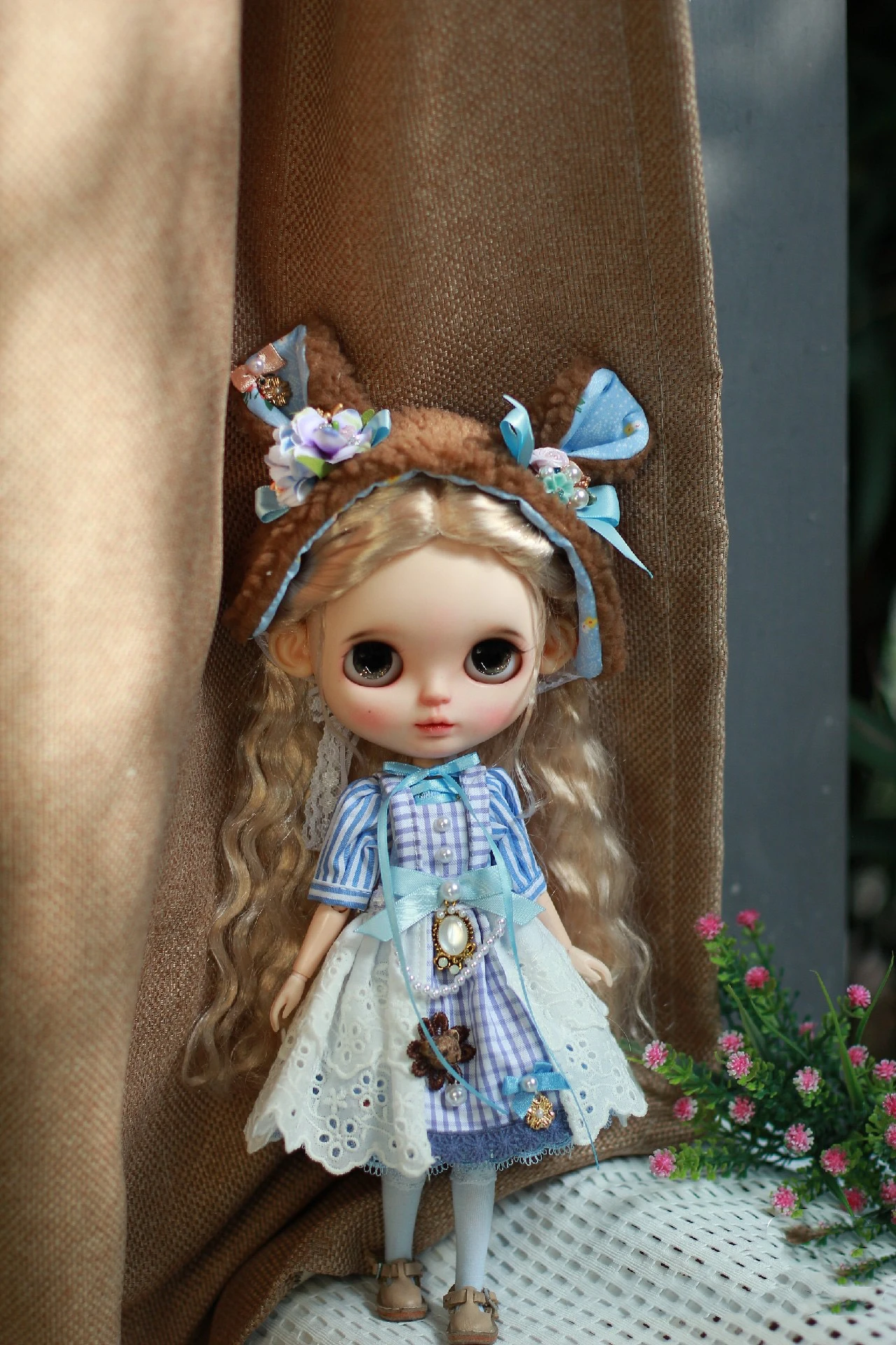 Одежда Blythe, голубая юбка в горошек, 1/6, 30 см, BJD, аниме-девушка (подходит для Pullip,Ob24, Licca, ob22, qbaby)
Одежда Blythe, голубая юбка в горошек, 1/6, 30 см, BJD, аниме-девушка (подходит для Pullip,Ob24, Licca, ob22, qbaby)