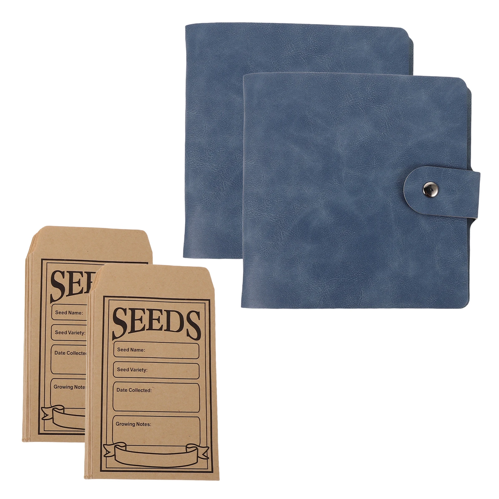 2 pcs Large Capacity Storage Organizer Binder Pu Seed Packet Holder For Garden Flower Vegetable Seeds, Clear Pockets
2 pcs Large Capacity Storage Organizer Binder Pu Seed Packet Holder For Garden Flower Vegetable Seeds, Clear Pockets