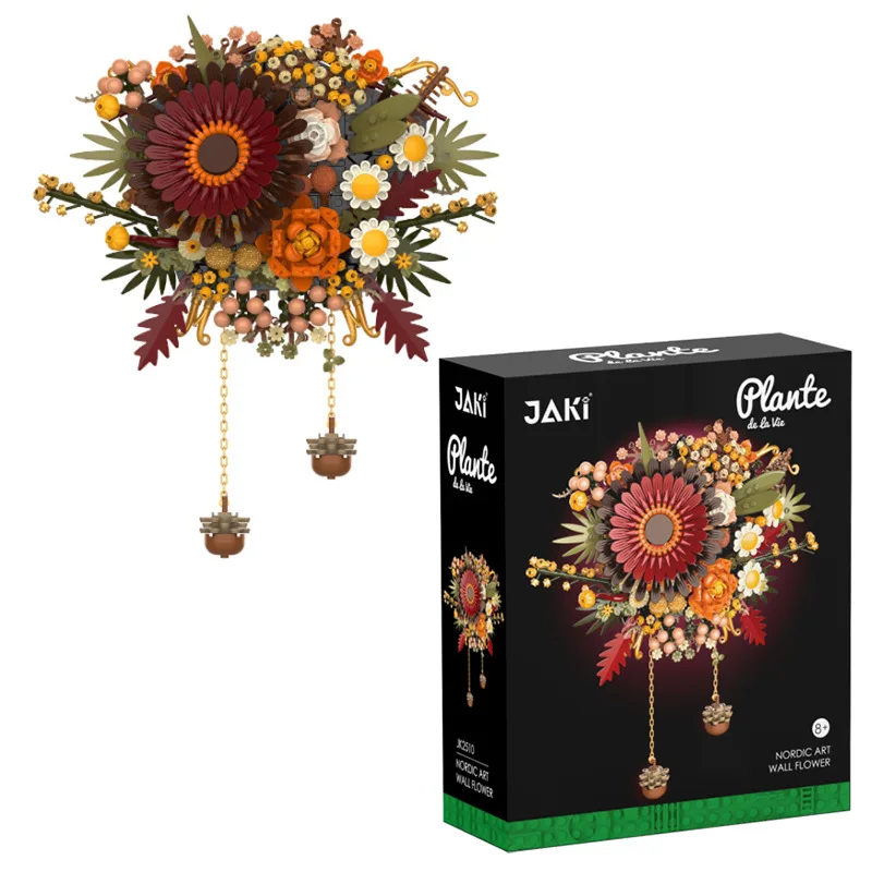 JAKI Building Block Bouquet Nordic Phalaenopsis Orchid Sunflower Wall Hanging Desktop Ornament Simulated Assembly Plant Gift
JAKI Building Block Bouquet Nordic Phalaenopsis Orchid Sunflower Wall Hanging Desktop Ornament Simulated Assembly Plant Gift