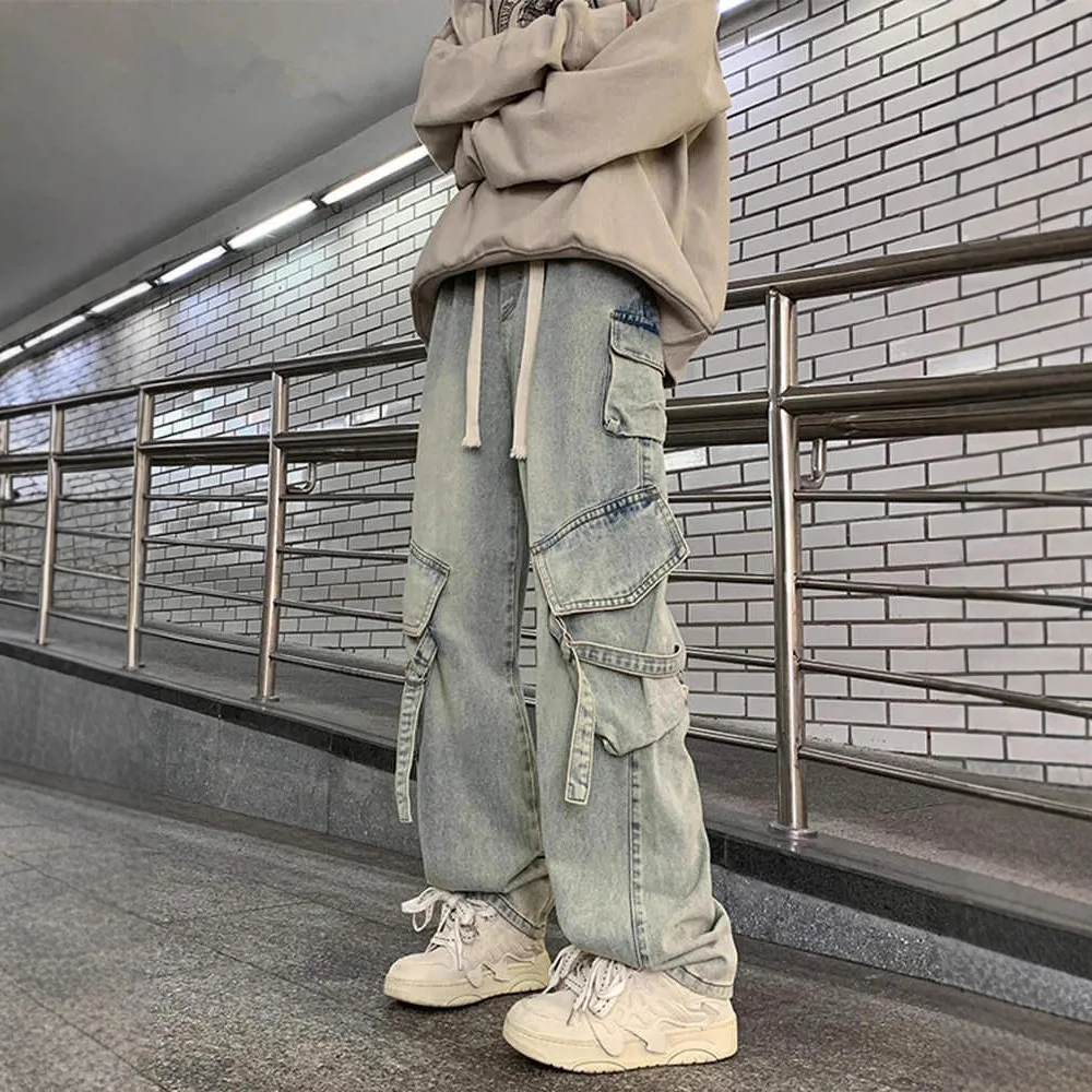 High Street Multi Pocket Workwear Jeans for Boys in Autumn and Winter 2025 Straight Leg Wide Leg Pants, Niche Design Pants
High Street Multi Pocket Workwear Jeans for Boys in Autumn and Winter 2025 Straight Leg Wide Leg Pants, Niche Design Pants