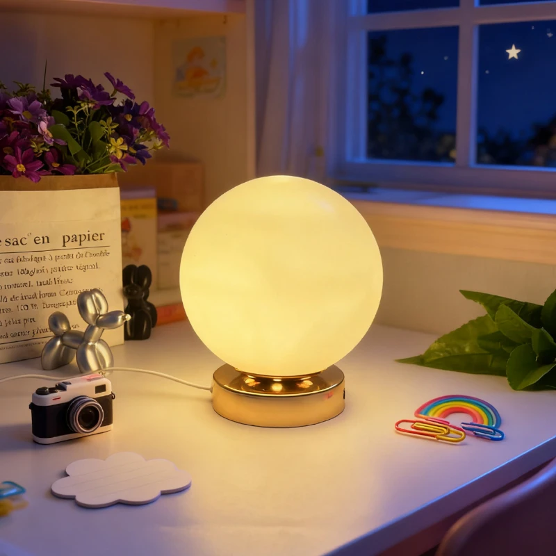 Настольная лампа-шар из металла в скандинавском стиле, светодиодная, энергосберегающая, с питанием от сети, для рабочего стола, общежития, спальни, прикроватная, для сна
Настольная лампа-шар из металла в скандинавском стиле, светодиодная, энергосберегающая, с питанием от сети, для рабочего стола, общежития, спальни, прикроватная, для сна