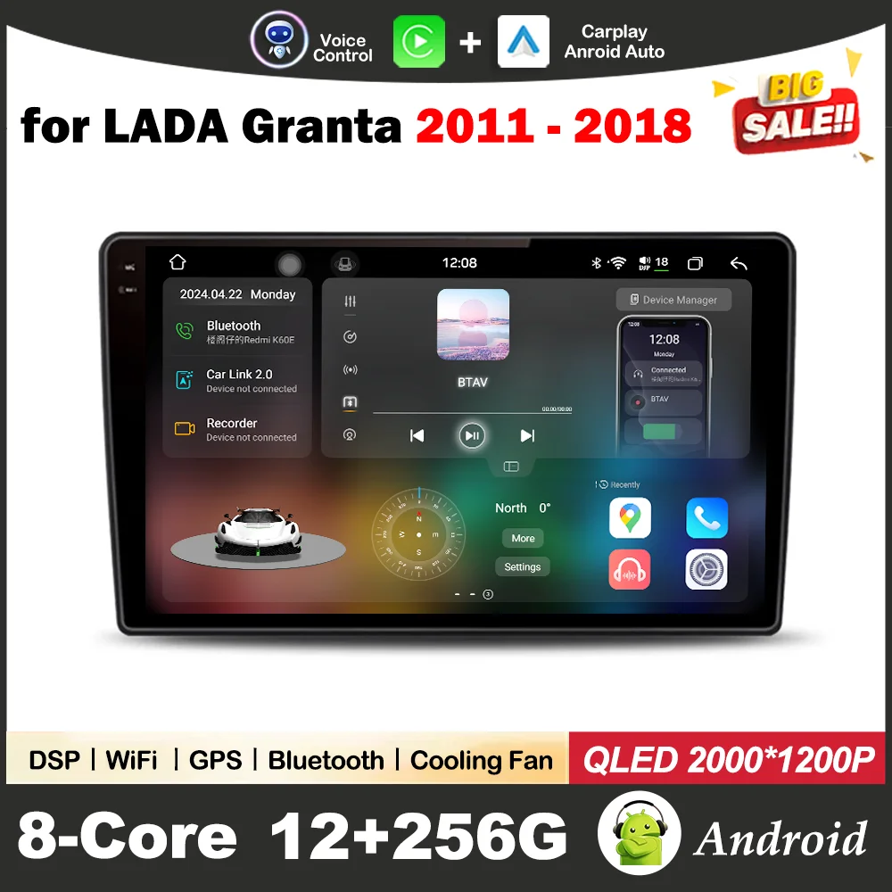Car Multimedia Autoradio Player for LADA Granta 2011 - 2018 Android OS DSP Stereo Navigation Auto Tools GPS Wireless Carplay 4G
Car Multimedia Autoradio Player for LADA Granta 2011 - 2018 Android OS DSP Stereo Navigation Auto Tools GPS Wireless Carplay 4G