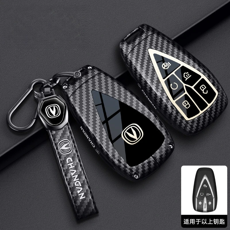 Premium Zinc Alloy Key Cover Case for Changan X5 Plus/Eado/CS35 Plus/UNI-K/F70 Blue Whale/UNI-T - Protective Key Fob Shell
Premium Zinc Alloy Key Cover Case for Changan X5 Plus/Eado/CS35 Plus/UNI-K/F70 Blue Whale/UNI-T - Protective Key Fob Shell
