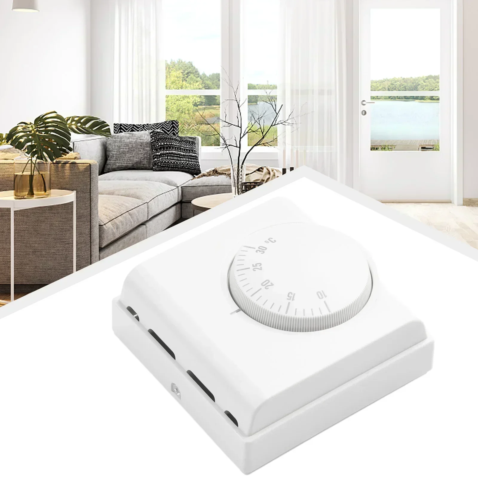Heating Controller Thermostat Stable User-friendly Thermostat White 1* 86*86*41MM Central Heating Room Comfortable New
Heating Controller Thermostat Stable User-friendly Thermostat White 1* 86*86*41MM Central Heating Room Comfortable New