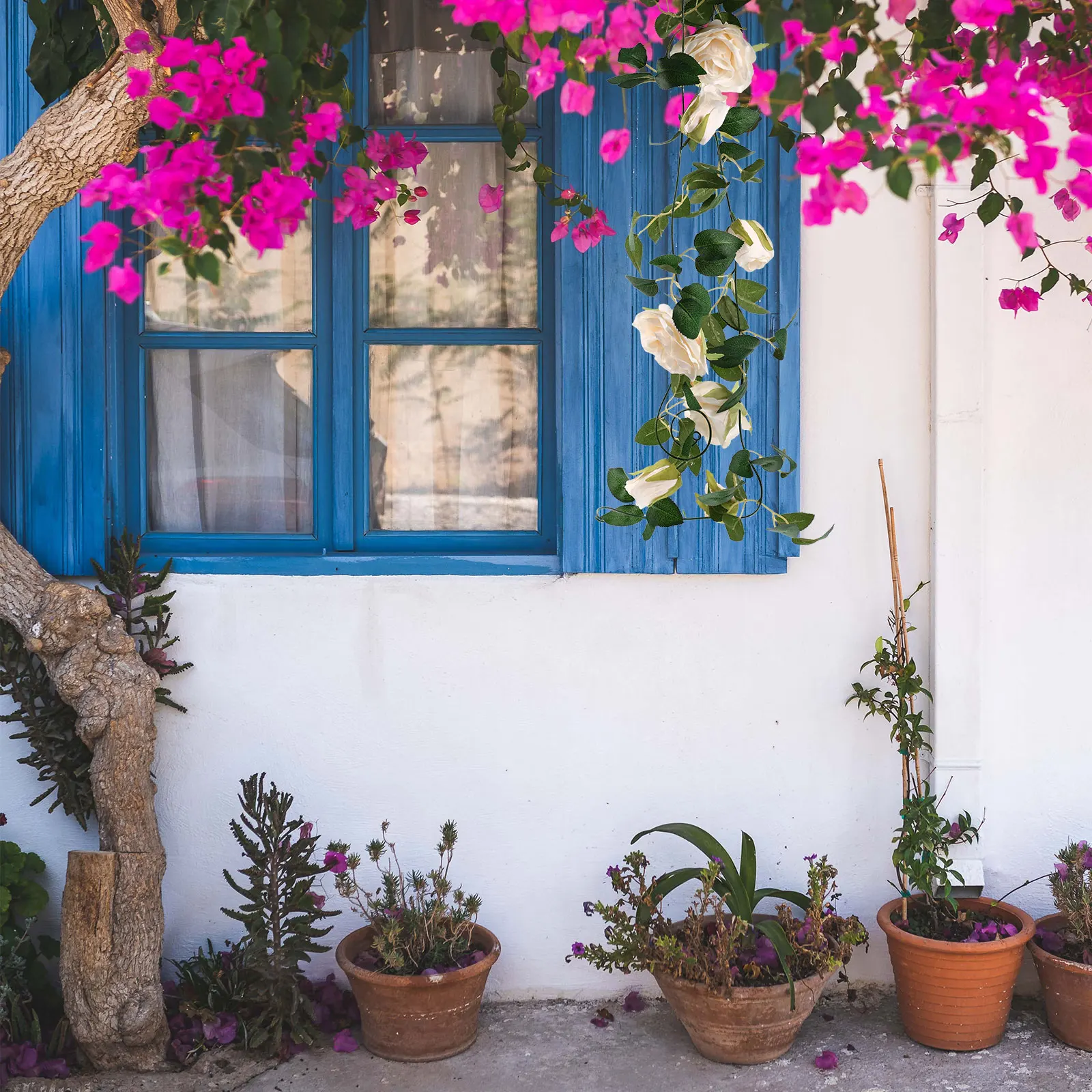 Artificial Rose Vine Fake Flower Rattan Decoration For Wedding Home Wall Door Hanging Ornament Imitation Flower Swag
Artificial Rose Vine Fake Flower Rattan Decoration For Wedding Home Wall Door Hanging Ornament Imitation Flower Swag