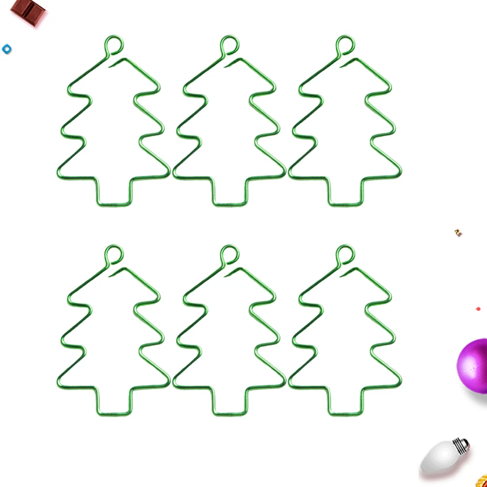 6 pcs Colorful Bookmarks Christmas Tree Paper Clips Office School Supplies Xmas Gifts Metal Design Strong Clipping Force Study
6 pcs Colorful Bookmarks Christmas Tree Paper Clips Office School Supplies Xmas Gifts Metal Design Strong Clipping Force Study
