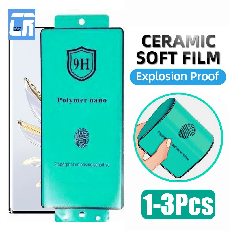 Ceramic Soft Film for Huawei Mate 50 60 Nova 10 11 P30 P40 P50 P60 Pro Screen Protector Honor Magic 5 X9A X40 80 70 90 Pro Plus
Ceramic Soft Film for Huawei Mate 50 60 Nova 10 11 P30 P40 P50 P60 Pro Screen Protector Honor Magic 5 X9A X40 80 70 90 Pro Plus
