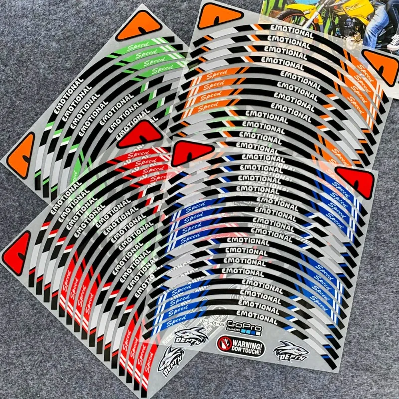 Reflective Motorcycle Wheel Stickers Hub Decal Rim Stripe 17 Inchs EMOTIONAL Logo For YAMAHA Honda Suzuki BMW KTM Husqvarna
Reflective Motorcycle Wheel Stickers Hub Decal Rim Stripe 17 Inchs EMOTIONAL Logo For YAMAHA Honda Suzuki BMW KTM Husqvarna