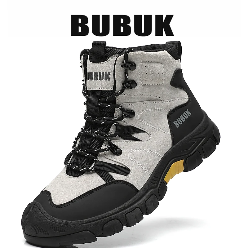 Bubuk Men's Shoes New Boots Fashionable Versatile Mid-Top Leather Shoes Trendy Thick-Soled Fashion Boots Men's Sports Sneakers Men's Driving Shoes
Bubuk Men's Shoes New Boots Fashionable Versatile Mid-Top Leather Shoes Trendy Thick-Soled Fashion Boots Men's Sports Sneakers Men's Driving Shoes