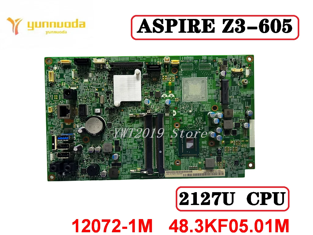 Original For ACER ASPIRE Z3-605 motherboard With 2127u CPU 12072-1M 48.3KF05.01M HM70HM77 100% tested free shipping
Original For ACER ASPIRE Z3-605 motherboard With 2127u CPU 12072-1M 48.3KF05.01M HM70HM77 100% tested free shipping