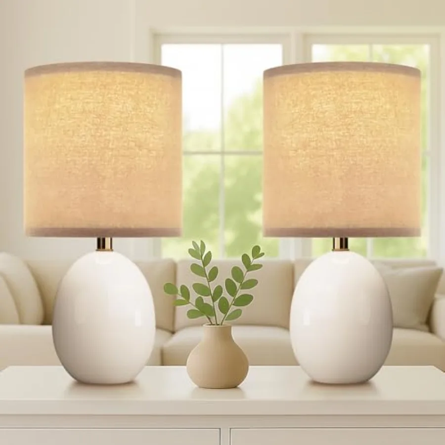 Dawnwake 18.5" Table Lamp Set of 2 for Living Room Bedroom Bedside Lamps for Night Stands Desk Nightstand Lamp Dimmable Modern
Dawnwake 18.5" Table Lamp Set of 2 for Living Room Bedroom Bedside Lamps for Night Stands Desk Nightstand Lamp Dimmable Modern