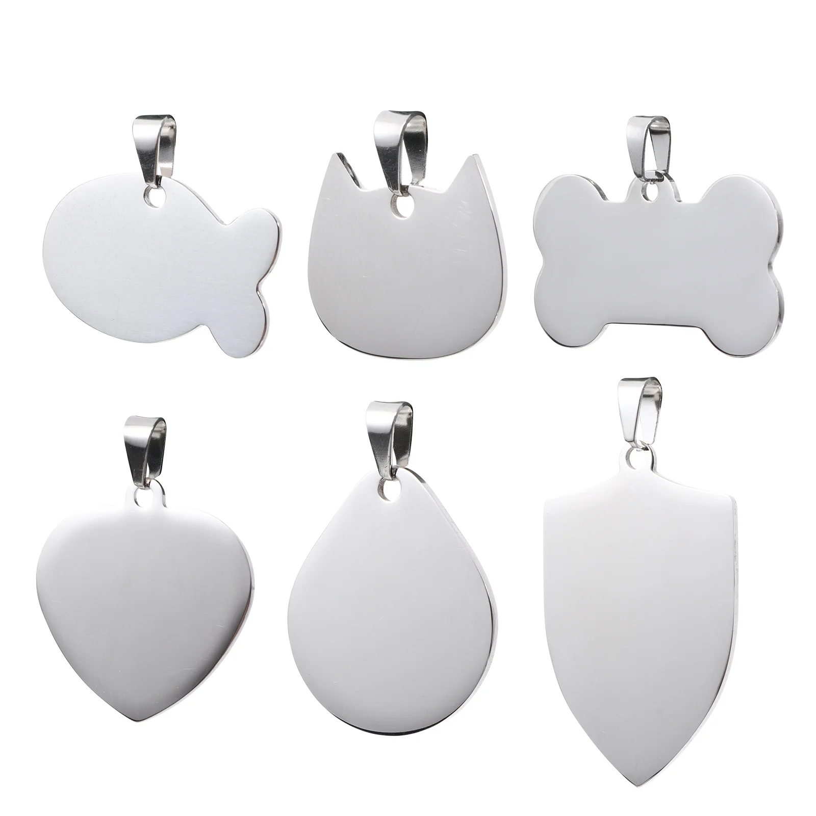 6pcs Pet Tag Personalized Dog Cat ID Tags Silver Stainless Charm Necklace for Pets Longlasting Durable
6pcs Pet Tag Personalized Dog Cat ID Tags Silver Stainless Charm Necklace for Pets Longlasting Durable
