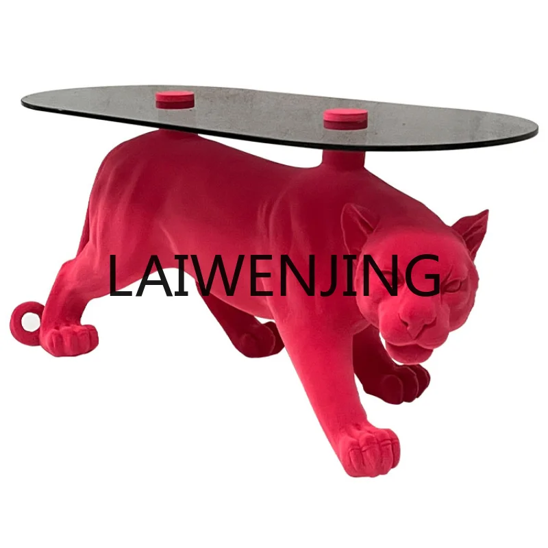 RWJ Coffee Table Italian Minimalist Side Table Special-Shaped Glass Animal Leopard Small Apartment
RWJ Coffee Table Italian Minimalist Side Table Special-Shaped Glass Animal Leopard Small Apartment
