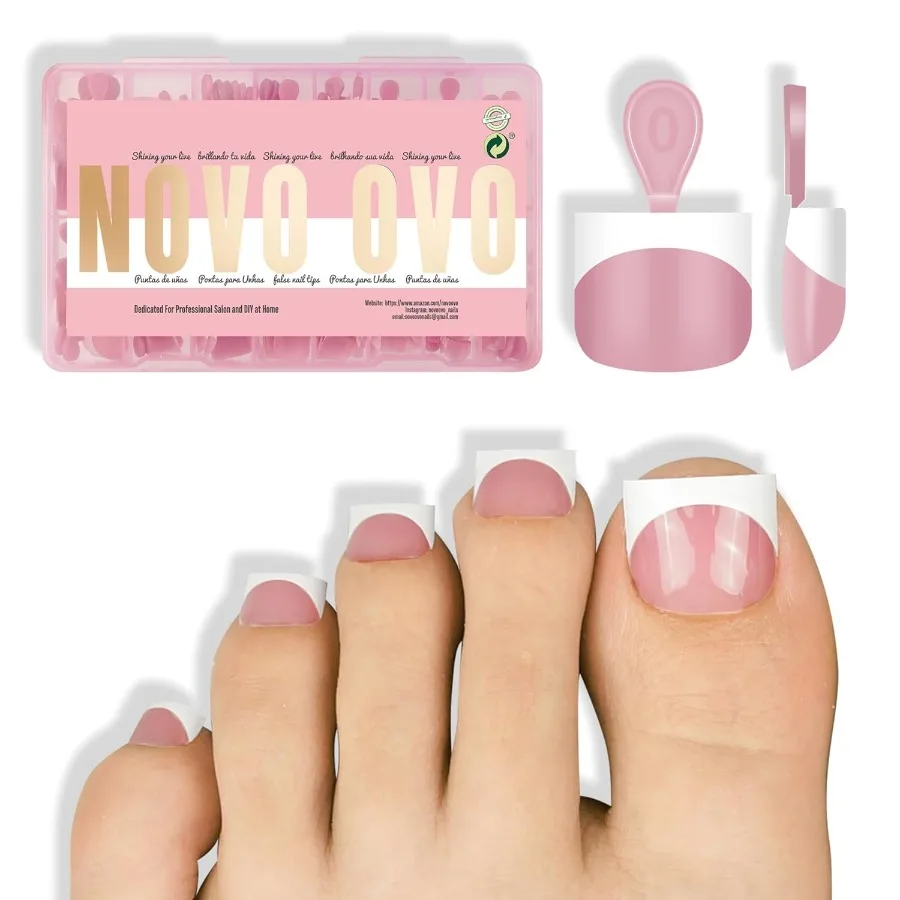 Extra Short Toe Nail Tips White French Tip BERRY PINK Sharp Square Press On Soft Gel False Fake Toenail Extension Kit for Salon
Extra Short Toe Nail Tips White French Tip BERRY PINK Sharp Square Press On Soft Gel False Fake Toenail Extension Kit for Salon