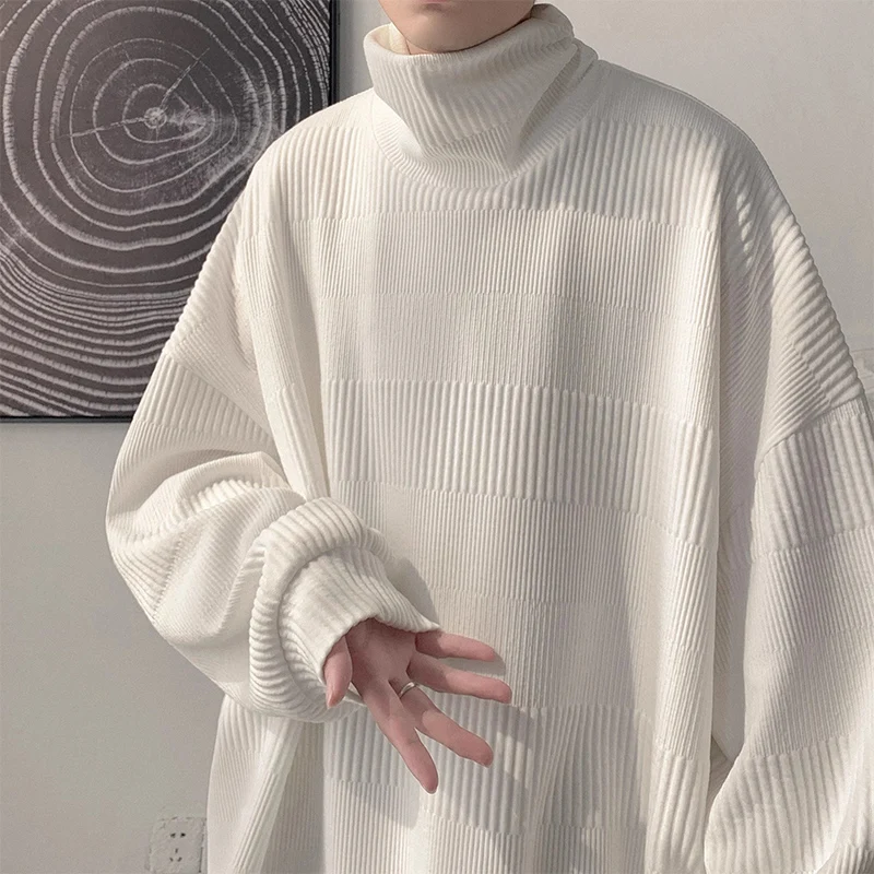 Pure White Basic f High Collar Men's Sweatirt Spring Autumn Casual Loose Fit Antibacterial Youth ular Sle Jaet
Pure White Basic f High Collar Men's Sweatirt Spring Autumn Casual Loose Fit Antibacterial Youth ular Sle Jaet