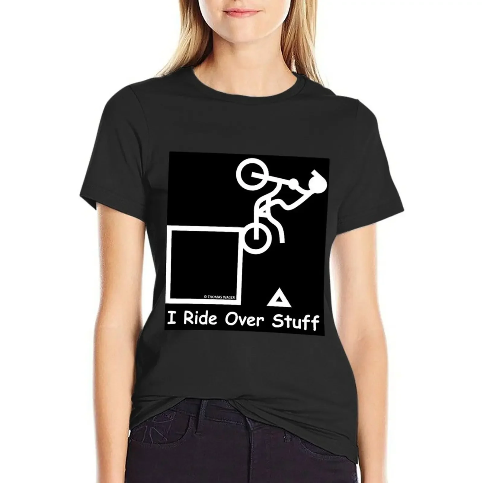 I ride over stuff T-Shirt summer tops summer top animal print t shirts for Womens
I ride over stuff T-Shirt summer tops summer top animal print t shirts for Womens