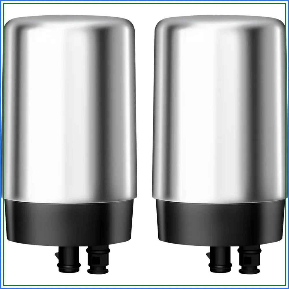 Faucet Water Filter Replacement, Compatible with On Tap Filtration System, 100 Gallons, Chrome, 2 Pack
Faucet Water Filter Replacement, Compatible with On Tap Filtration System, 100 Gallons, Chrome, 2 Pack