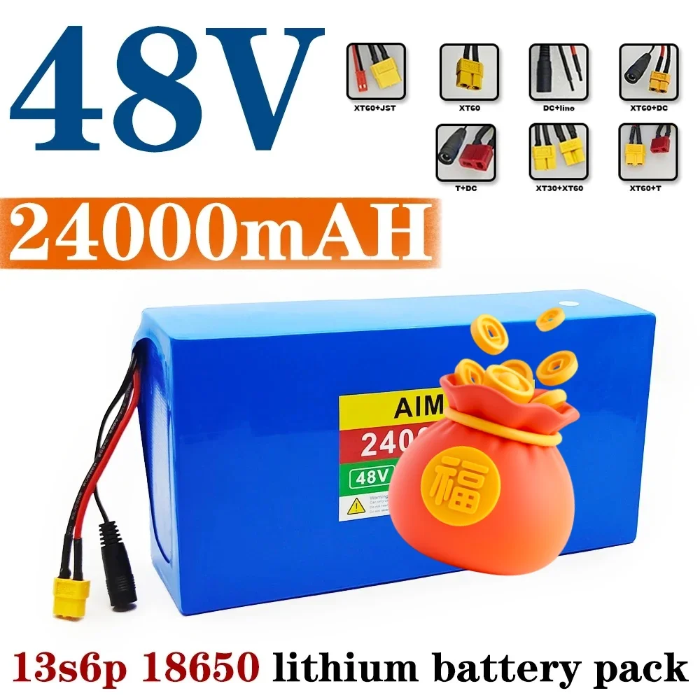 Brand new 48V 24Ah 13s6p lithium battery pack 48v 24000mAh 2000W for Citycoco electric scooter battery built in BMS
Brand new 48V 24Ah 13s6p lithium battery pack 48v 24000mAh 2000W for Citycoco electric scooter battery built in BMS