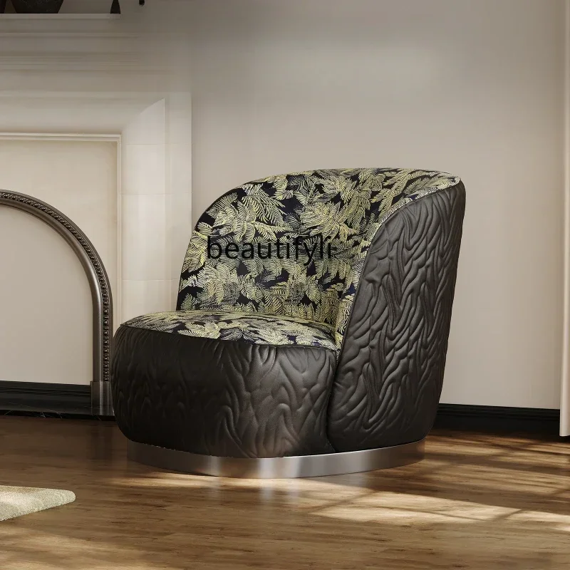 Italian high-end, sofa chair designer embroidered leather art single living room leisure chair balcony lazy recliner
Italian high-end, sofa chair designer embroidered leather art single living room leisure chair balcony lazy recliner