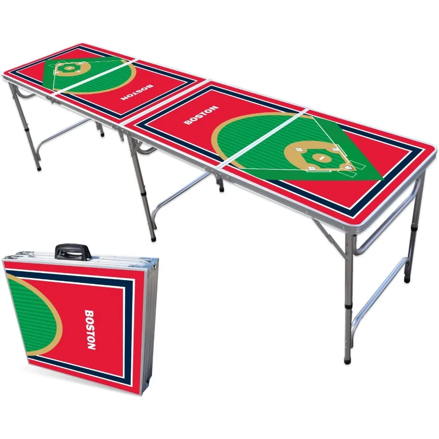 8Foot Folding Portable Pong Table with Optional Cup Holes and LED Lights for Indoor Outdoor Recreation Ideal for Home Game Room
8Foot Folding Portable Pong Table with Optional Cup Holes and LED Lights for Indoor Outdoor Recreation Ideal for Home Game Room