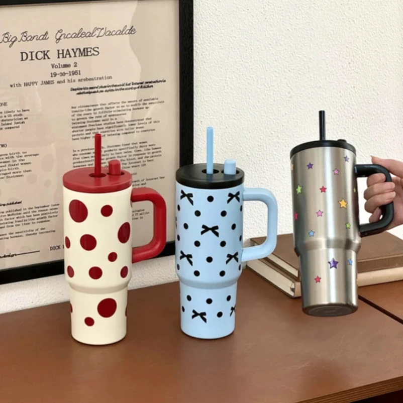 24oz Portability Tumbler with Handle Straw Lid Large Volume Stainless Steel Vacuum Insulated Cup Keep Cold Travel Mug
24oz Portability Tumbler with Handle Straw Lid Large Volume Stainless Steel Vacuum Insulated Cup Keep Cold Travel Mug